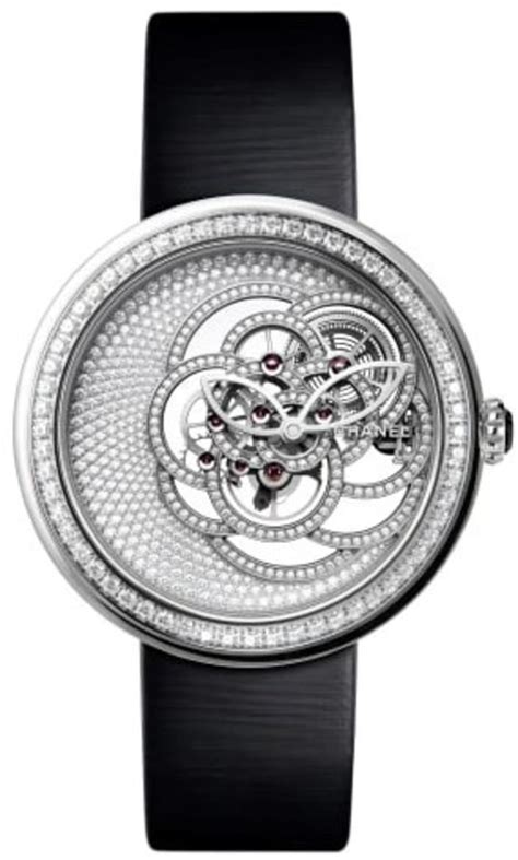 Chanel Mademoiselle Privé Camélia Skeleton Watch 